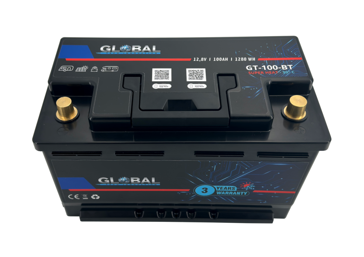 100Ah Lithium Batterie GT-100-BT Super Heat -30°C