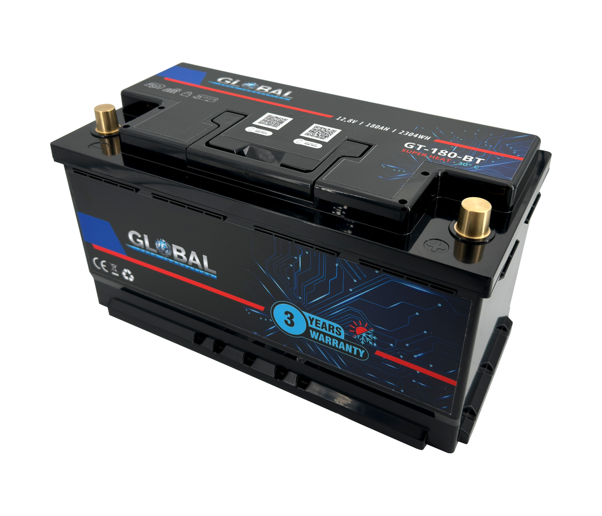 180Ah LiFePo4 Batterie GT-180-BT Super Heat -30°C