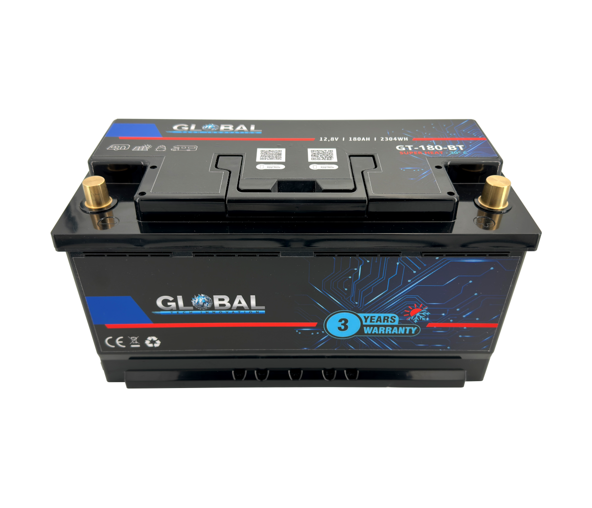 180Ah Lithium Batterie GT-180-BT Super Heat -30°C
