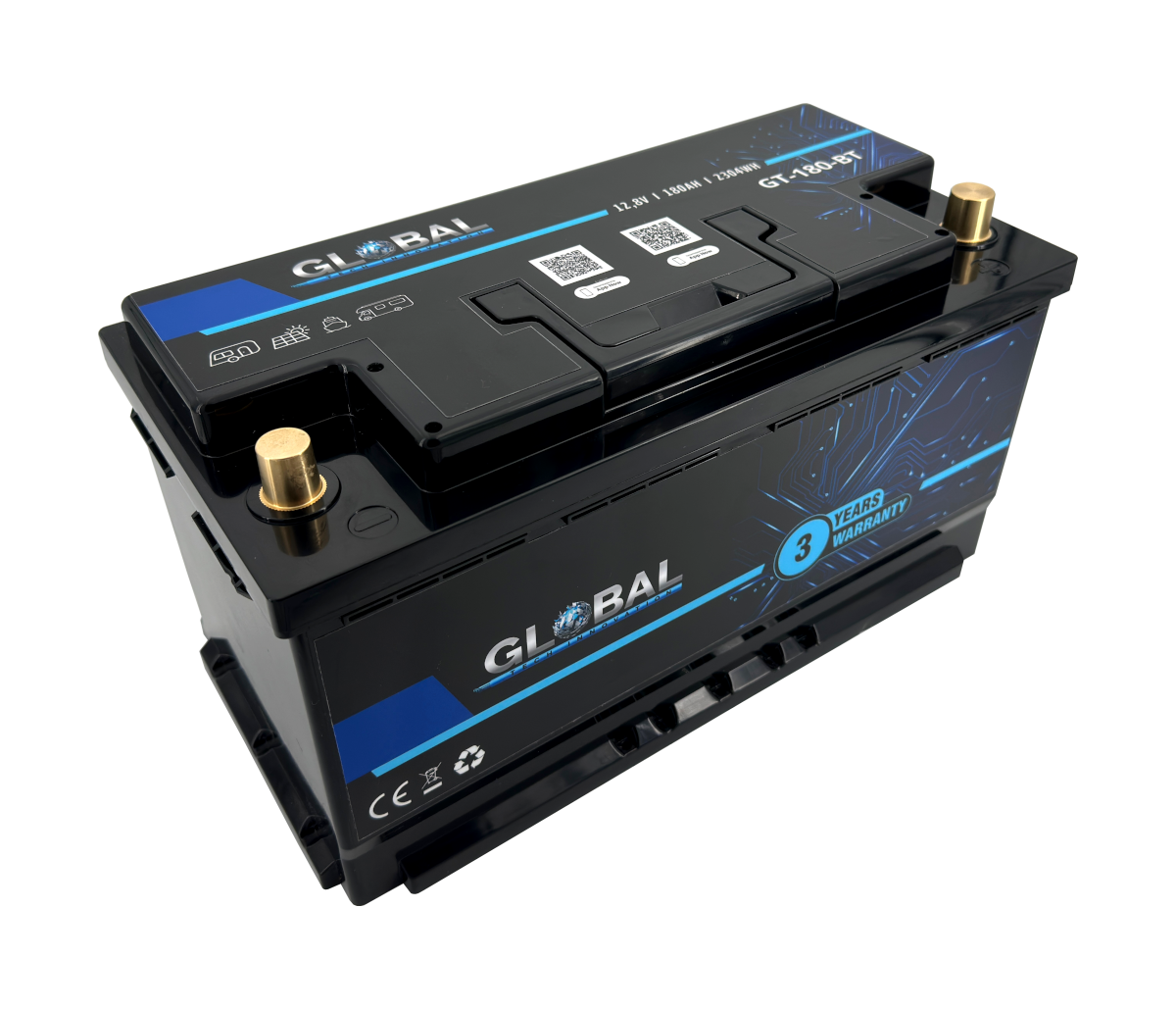180Ah LiFePo4 Batterie GT-180-BT