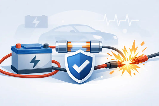 Zweitbatterie gegen Kurzschluss absichern