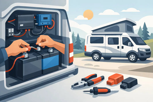 Leitfaden für korrekte Batteriemontage im Camper