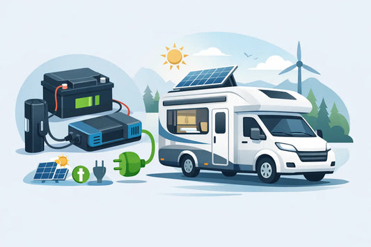 Ladegerät für Lithium-Batterie im Wohnmobil